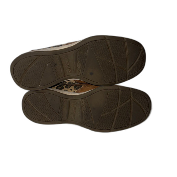 Girl's Cheetah Animal Print Sperry Size 4.5 - Picture 8 of 12